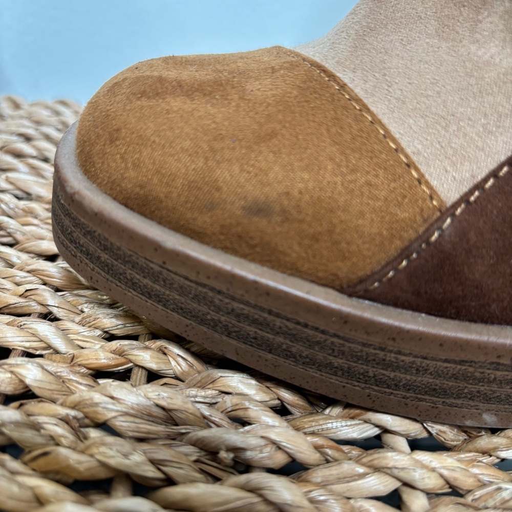 Universal Thread Patchwork Faux Suede Ankle Boots… - image 9